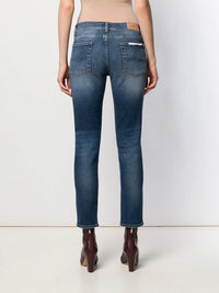 Mid Rise Roxanne Blue Jeans