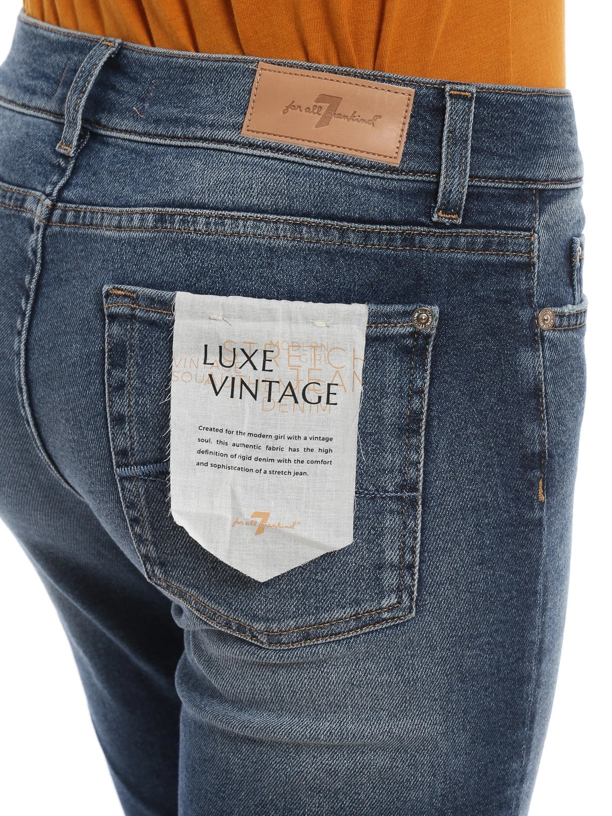 Mid Rise Roxanne Blue Jeans