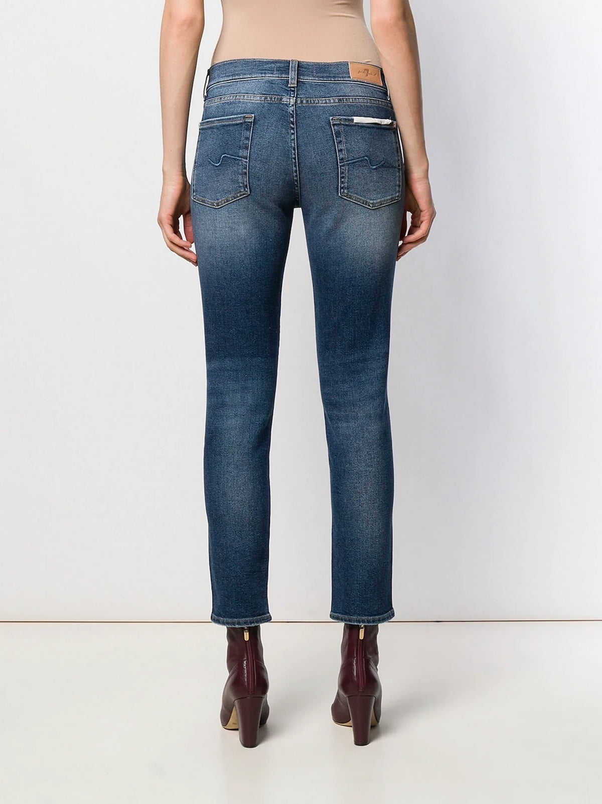 Mid Rise Roxanne Blue Jeans