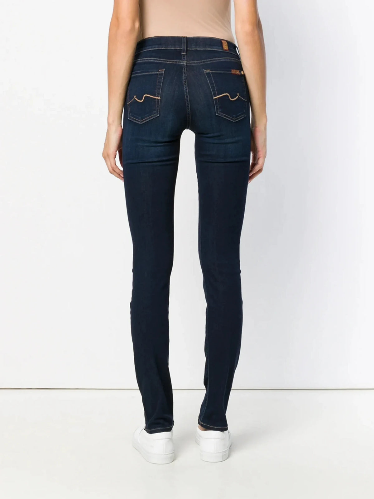 Mid Rise Roxanne Navy Blue Jeans