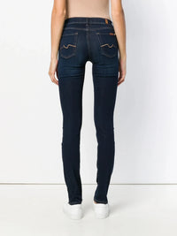 Mid Rise Roxanne Navy Blue Jeans