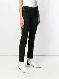 Mid Rise Roxanne Black Jeans