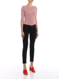 Mid Rise Roxanne Black Jeans