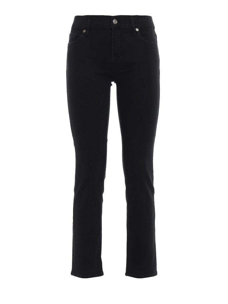 Mid Rise Roxanne Black Jeans