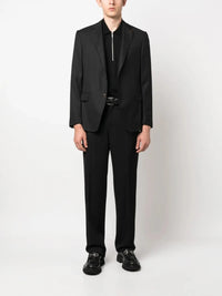 Brooch-Detail Black Blazer