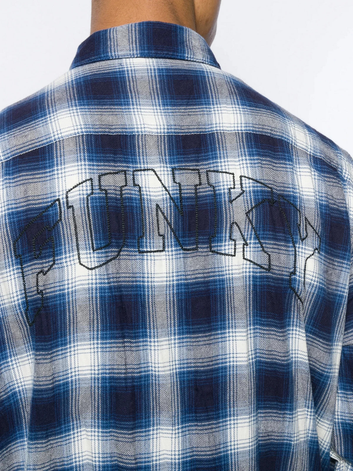 Stanael Blue Plaid Shirt