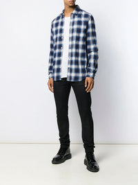 Stanael Blue Plaid Shirt