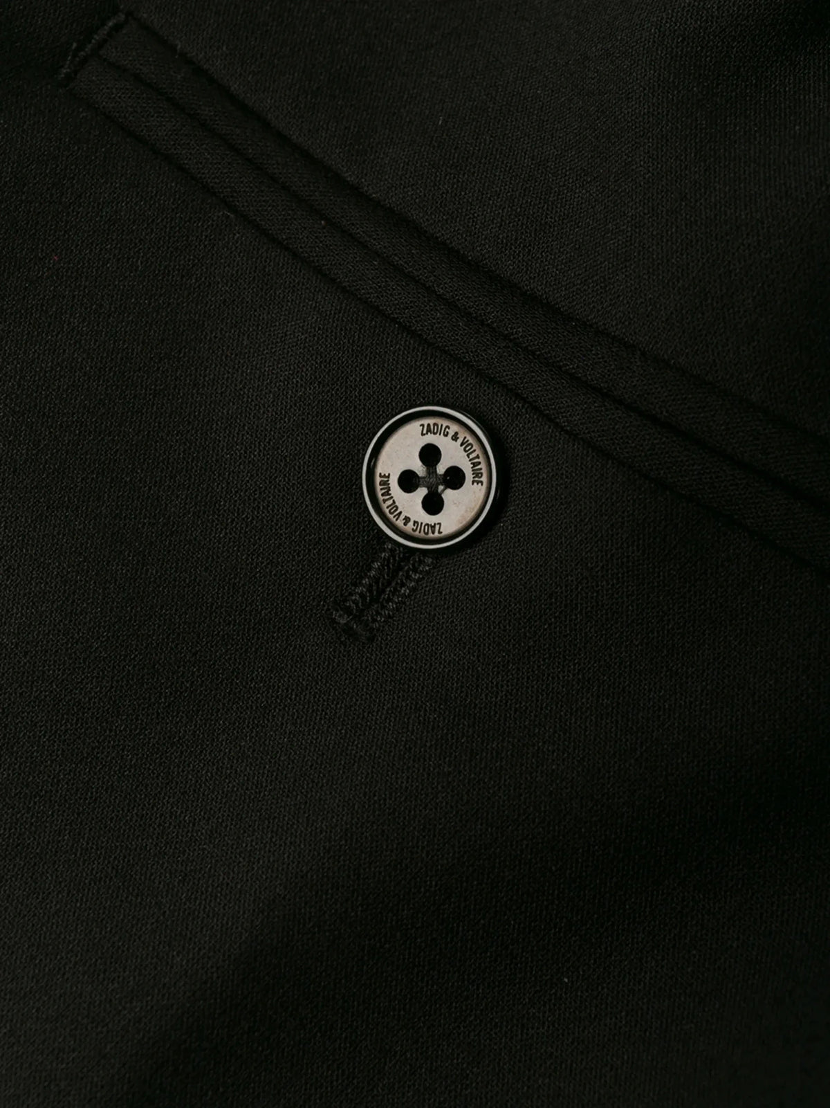 Pomelo Band Black Trousers