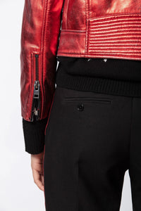 Pomelo Band Black Trousers