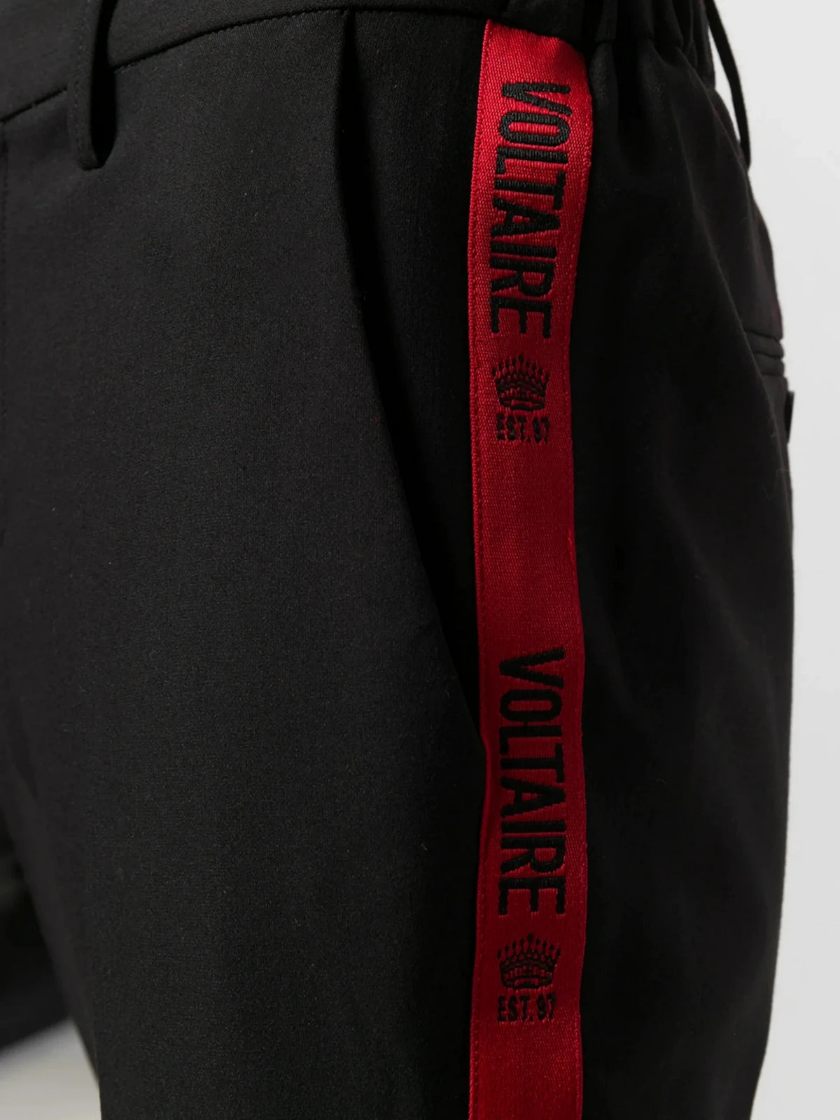 Pomelo Band Black Trousers