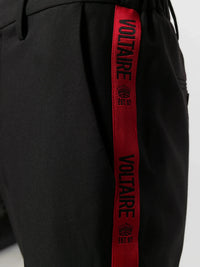 Pomelo Band Black Trousers