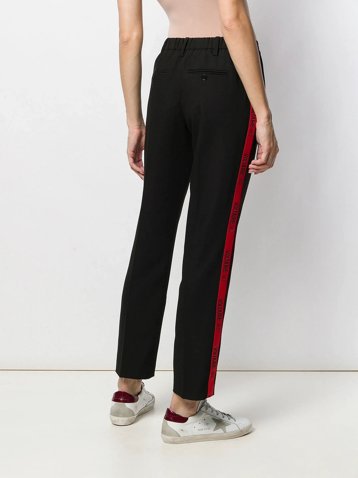 Pomelo Band Black Trousers