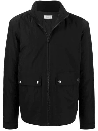 Beth Black Crinkled Jacket