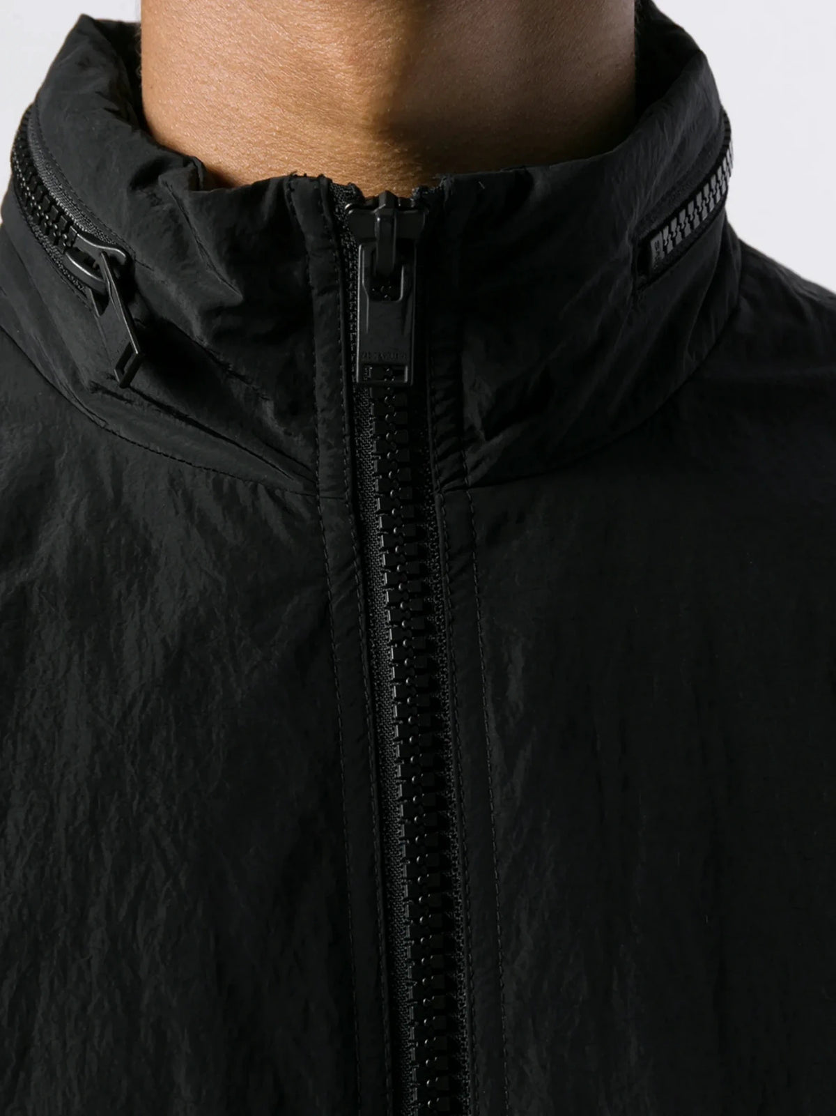 Beth Black Crinkled Jacket