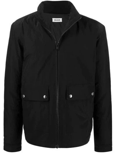 Beth Black Crinkled Jacket