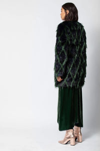 Louisy Navy Blue Women Coat