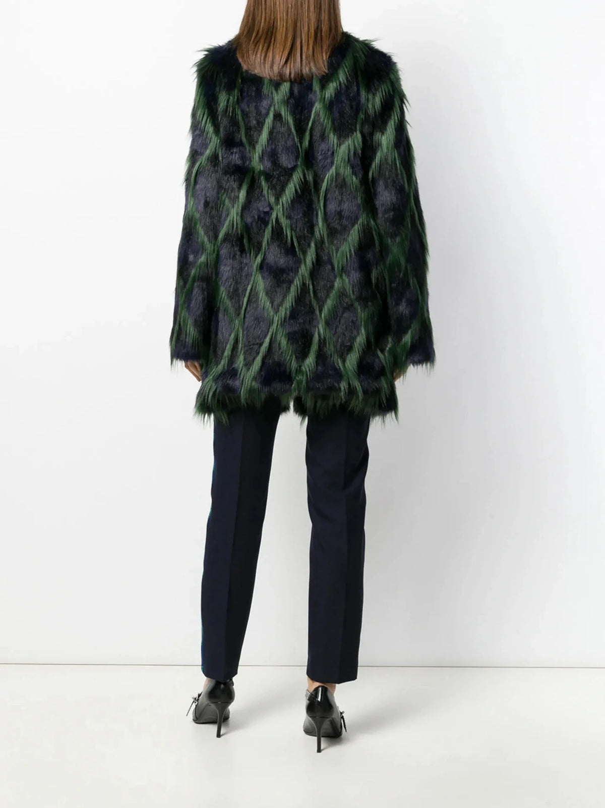 Louisy Navy Blue Women Coat