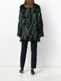 Louisy Navy Blue Women Coat