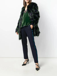 Louisy Navy Blue Women Coat