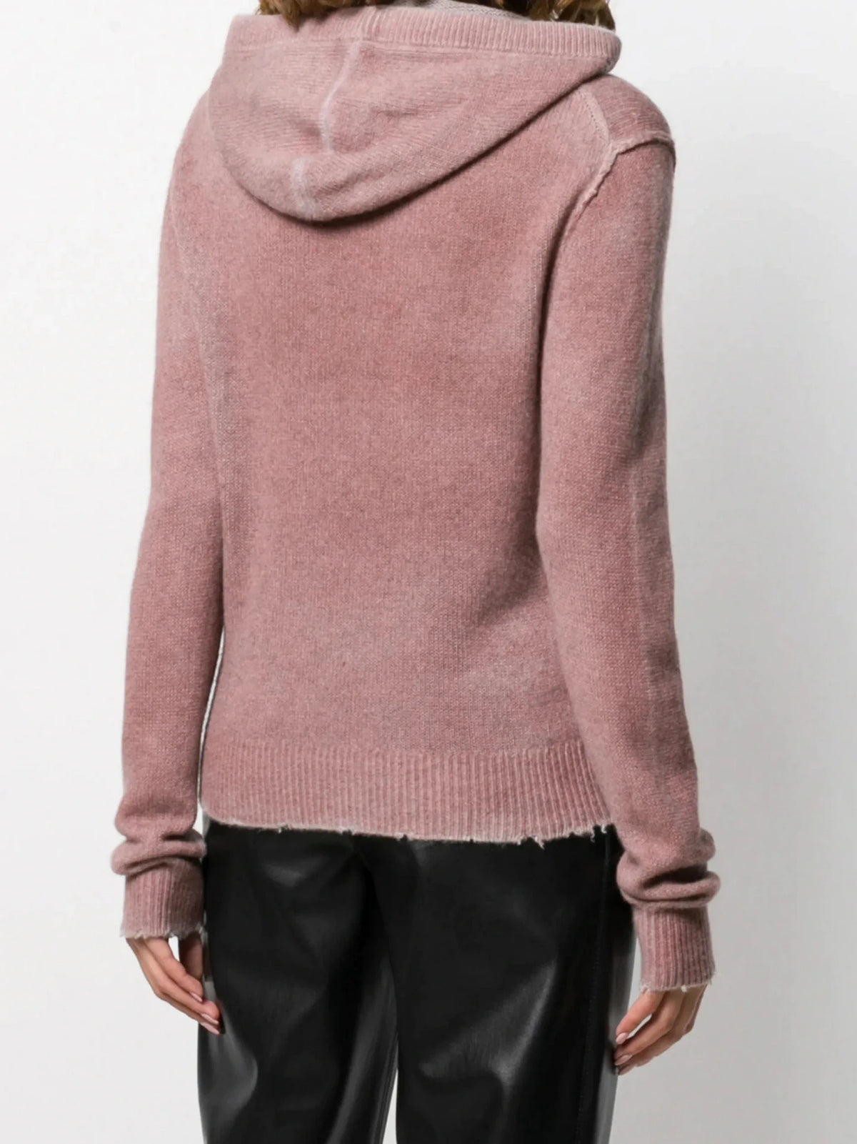 Cashmere Hooded Pink Jumper