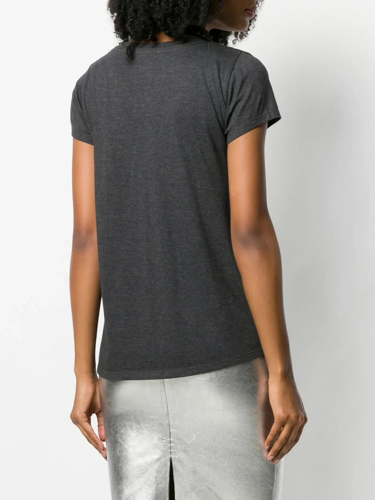 Embroidered Grey T-Shirt