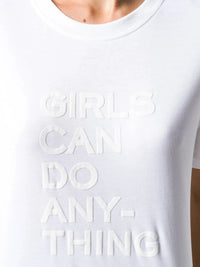 Slogan Detail White T-Shirt