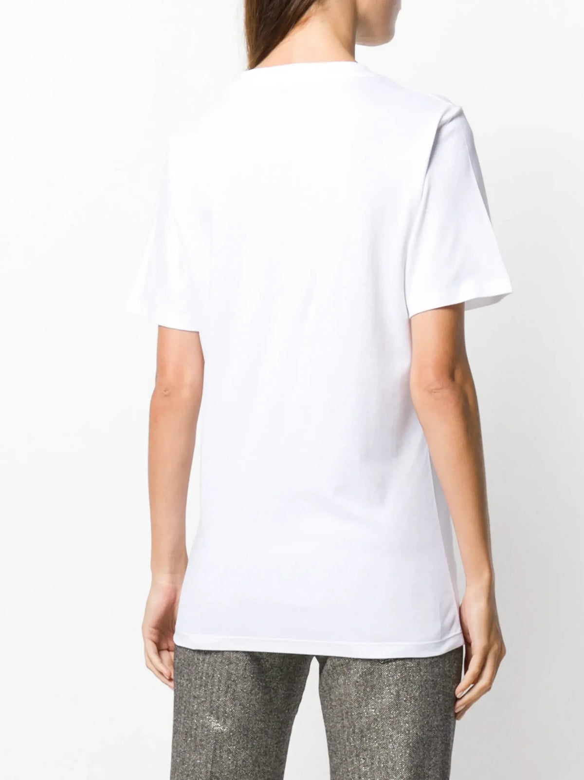 Slogan Detail White T-Shirt