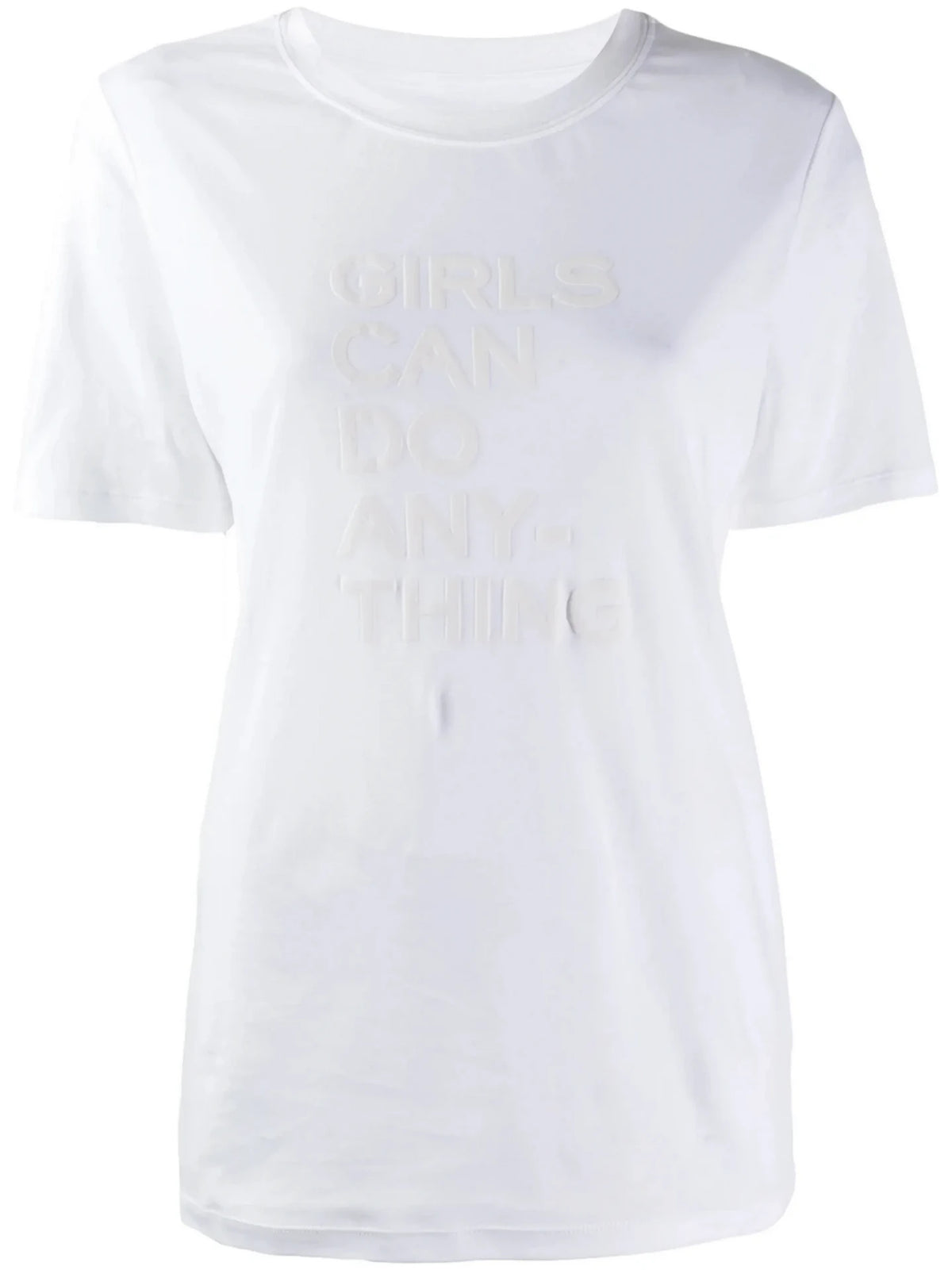 Slogan Detail White T-Shirt