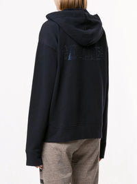 Hono Rhinestone Navy Blue Hoodie