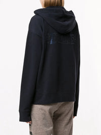 Hono Rhinestone Navy Blue Hoodie