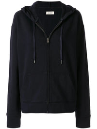 Hono Rhinestone Navy Blue Hoodie