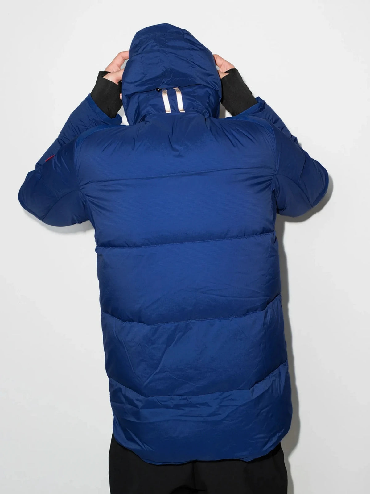 Padded Feather-Down Blue Jacket