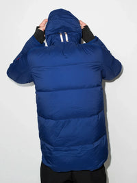 Padded Feather-Down Blue Jacket