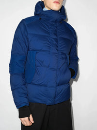 Padded Feather-Down Blue Jacket
