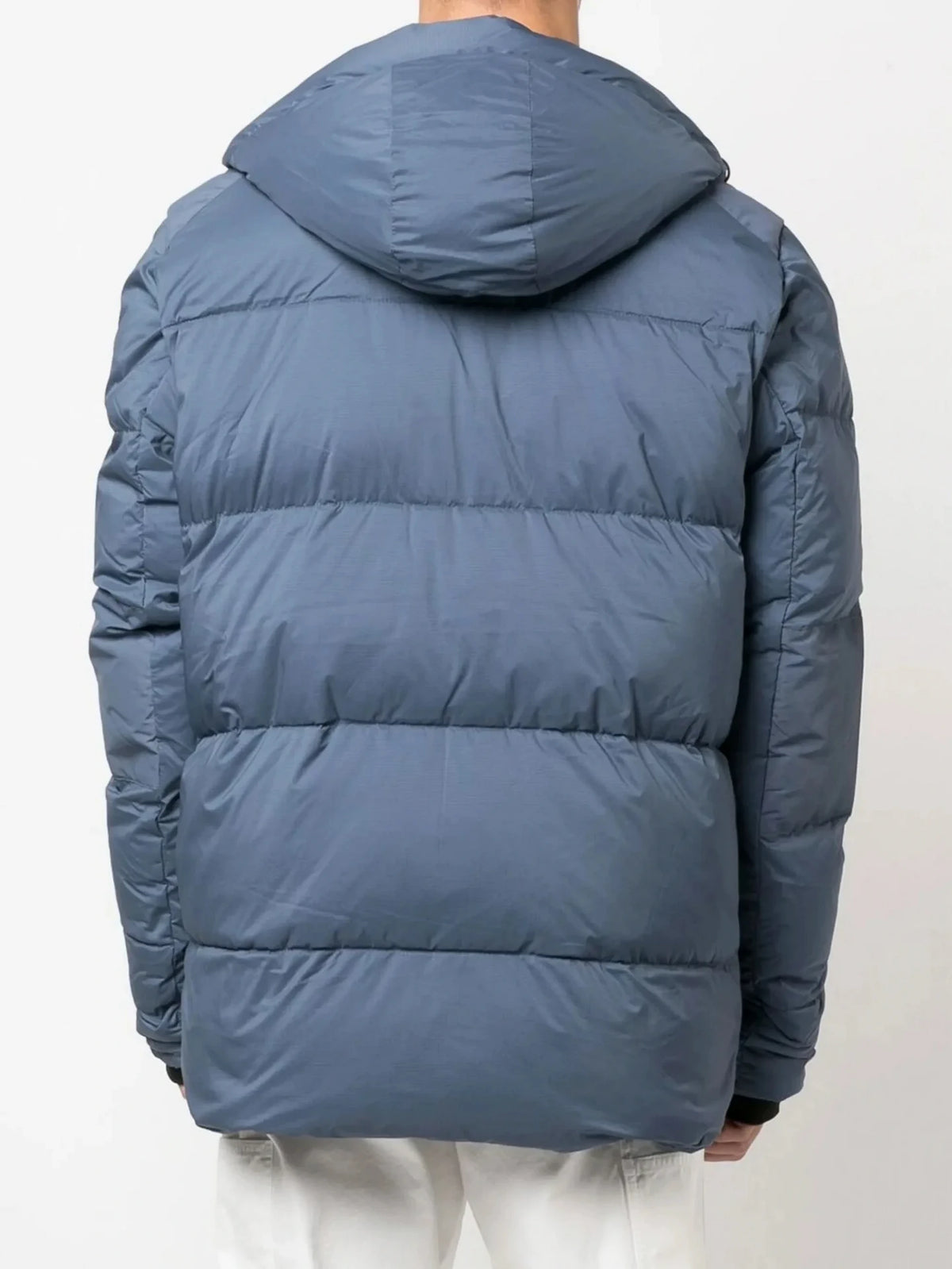 Padded Feather-Down Blue Jacket