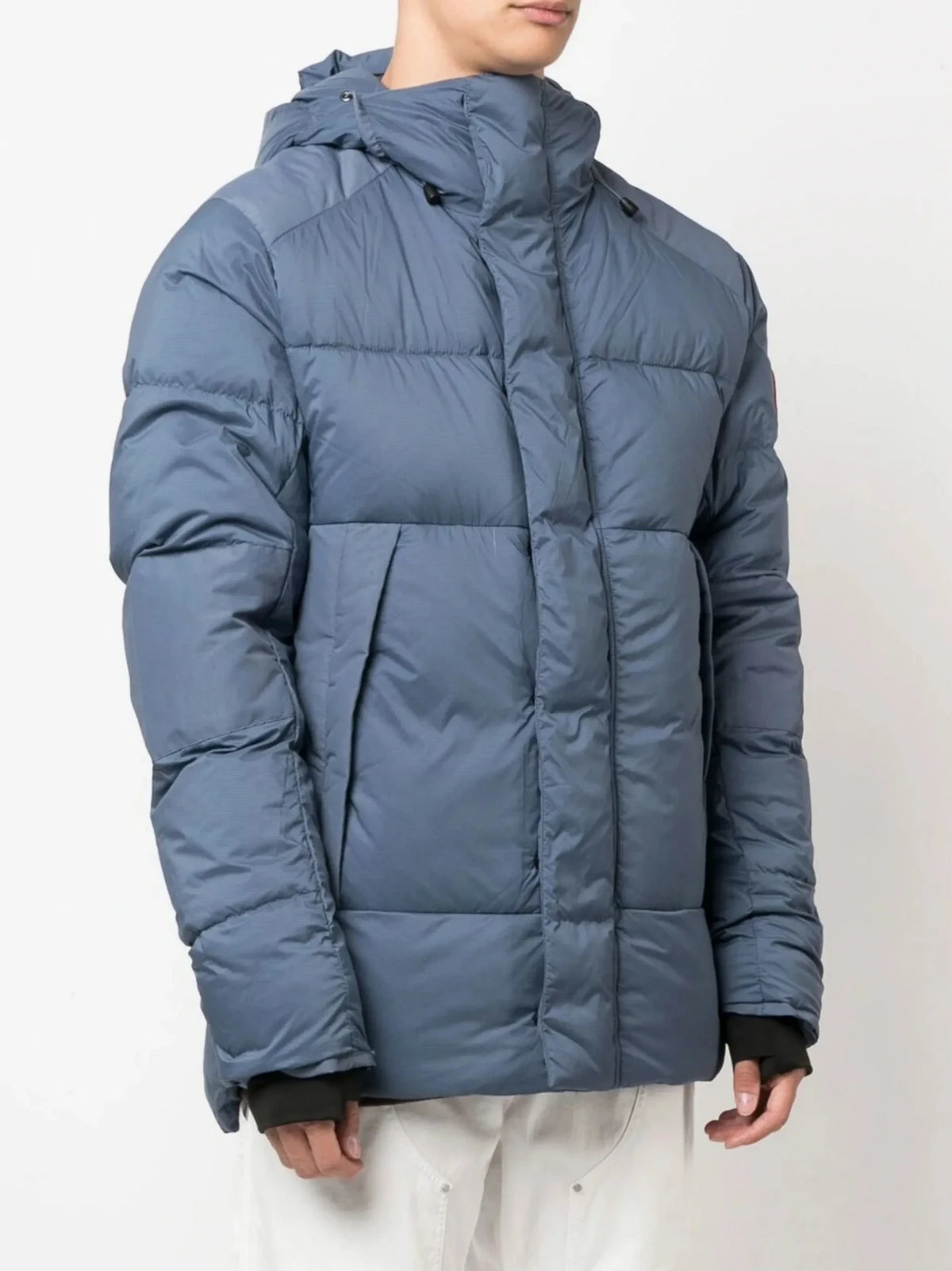 Padded Feather-Down Blue Jacket