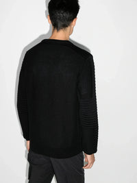 Paterson Black Crew Knit