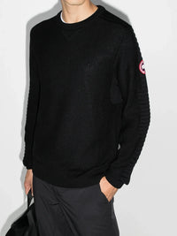 Paterson Black Crew Knit