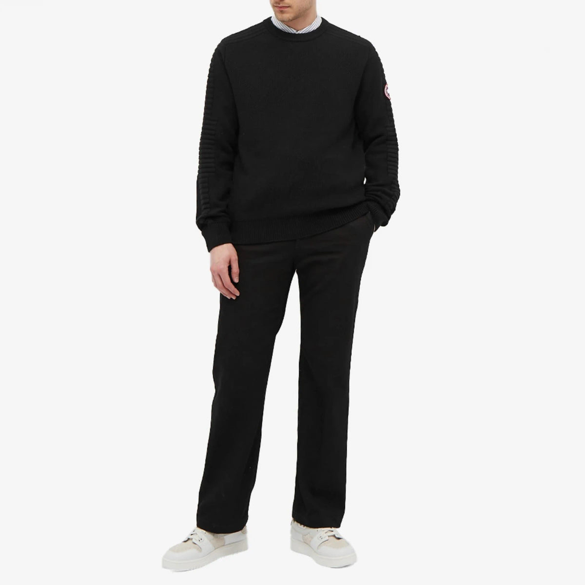 Paterson Black Crew Knit