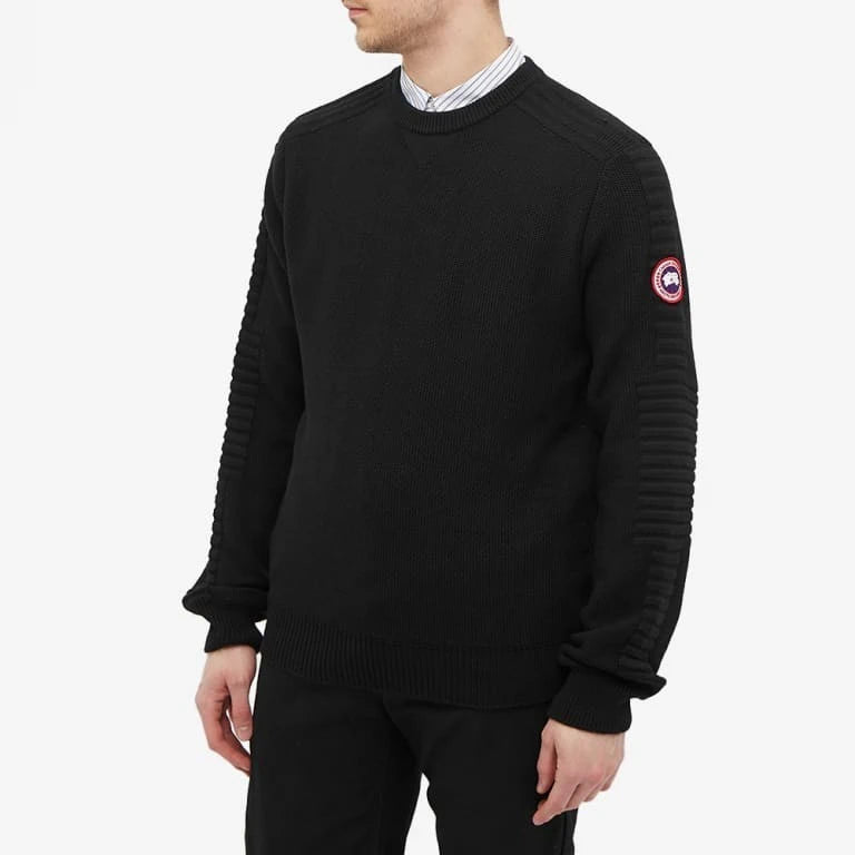 Paterson Black Crew Knit