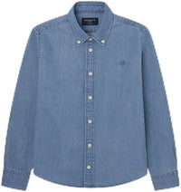 Mouline Gingham Blue/White Shirt