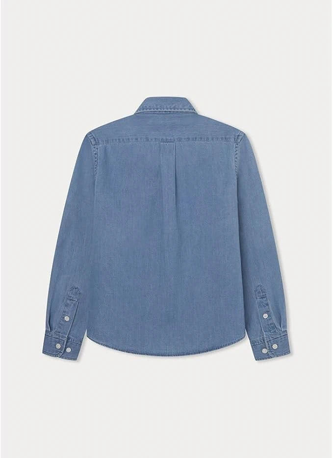 Mouline Gingham Blue/White Shirt