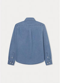 Mouline Gingham Blue/White Shirt