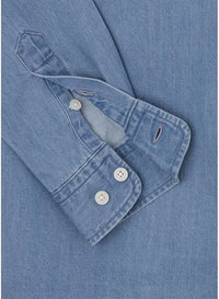 Mouline Gingham Blue/White Shirt