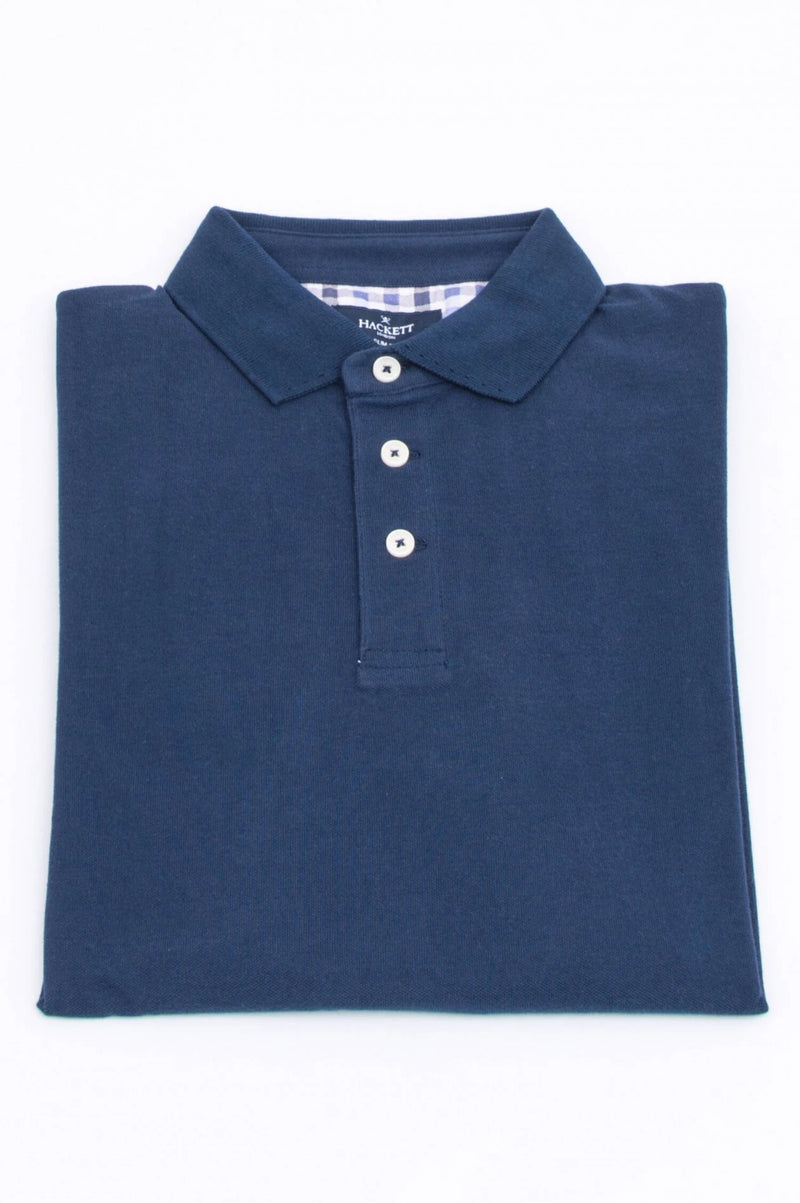 Plain Navy Blue Polo Shirt