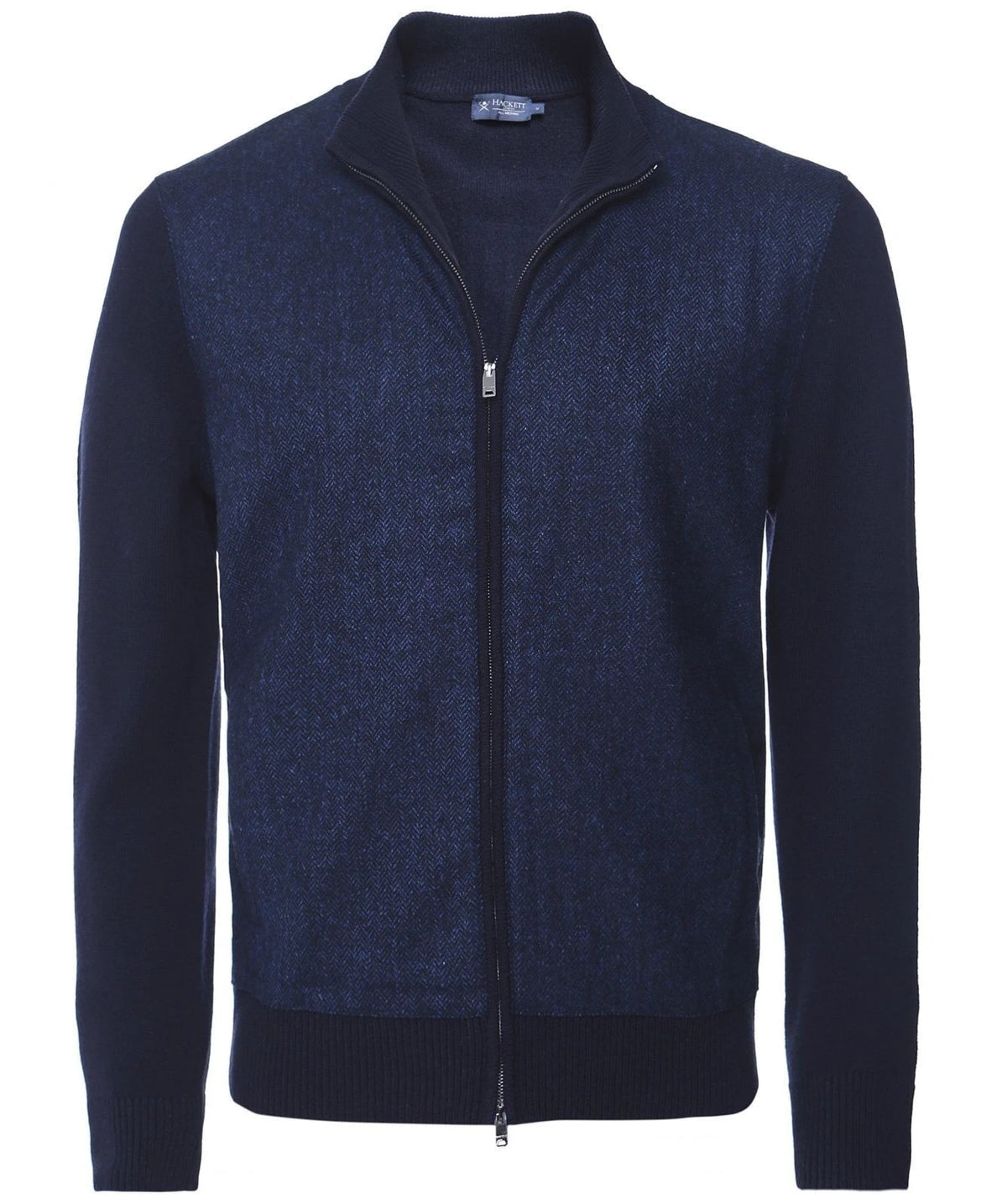Merino Wool Navy Blue Knitwear