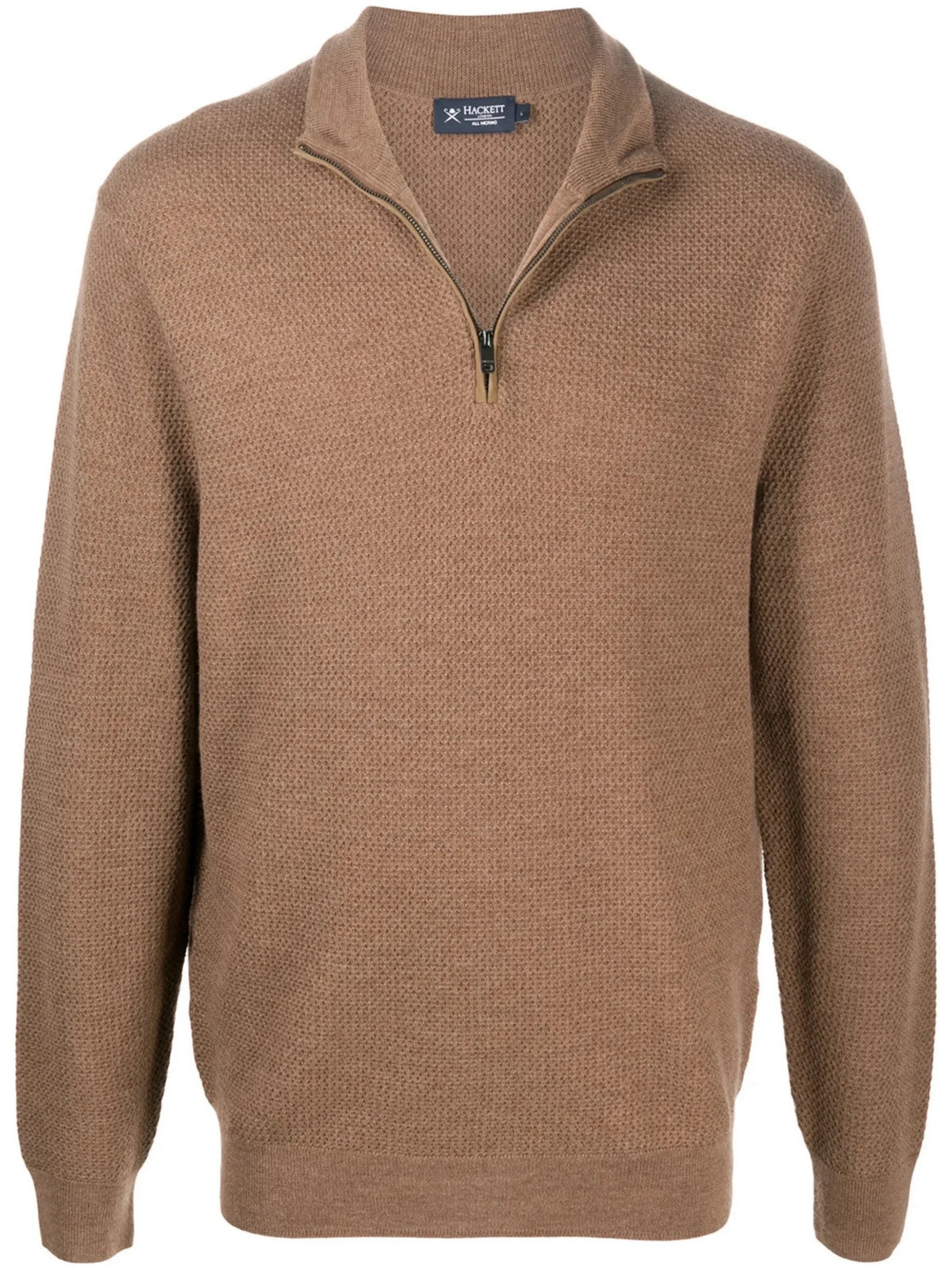 High Neck Brown Knitwear