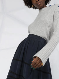 Joslin Lace Navy Skirt