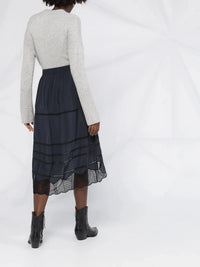 Joslin Lace Navy Skirt