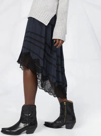 Joslin Lace Navy Skirt